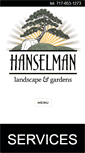 Mobile Screenshot of hanselmanlandscape.com